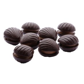 Chokolademuslinger med nougatcreme - 8 stk